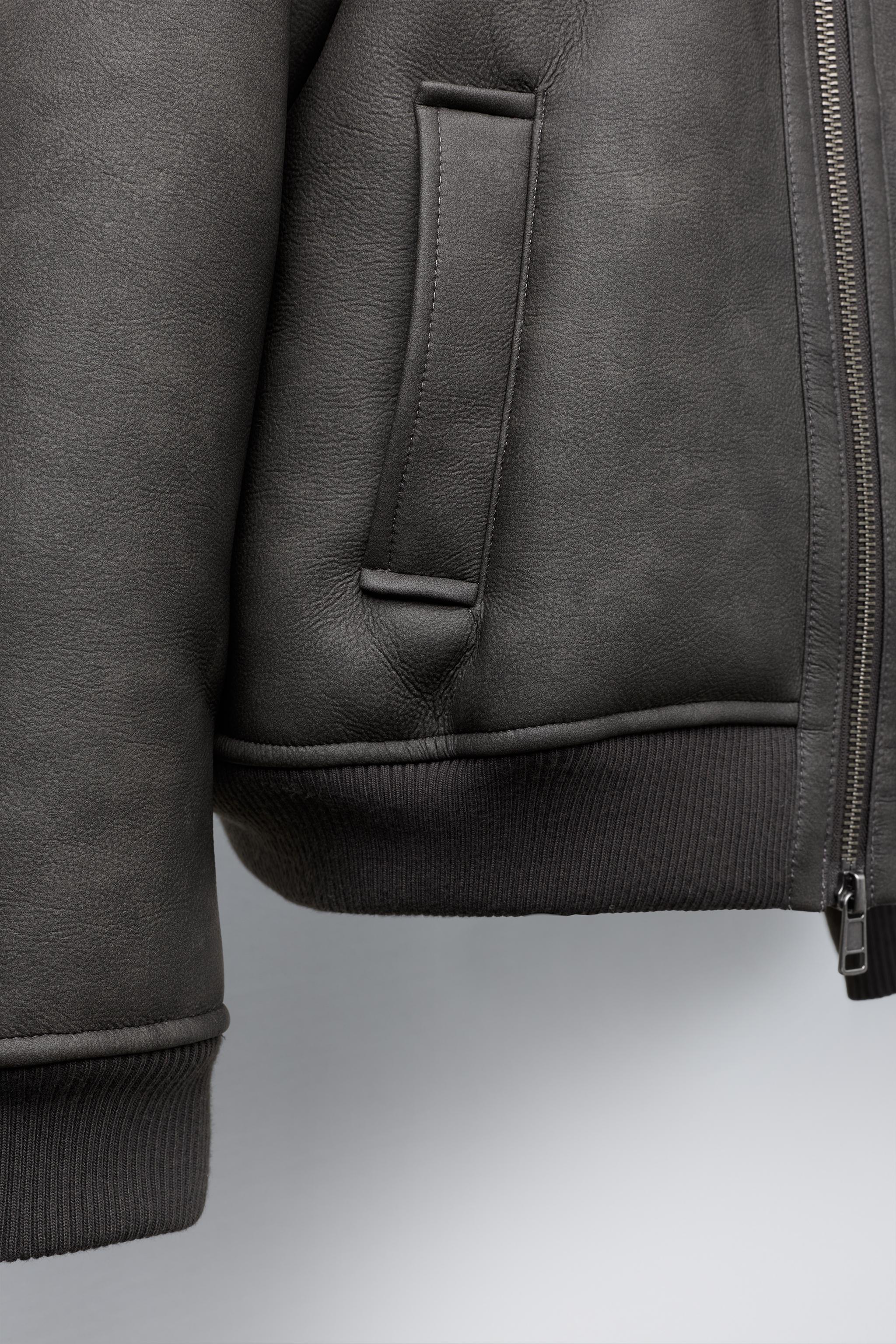 DOUBLE-FACED BOMBER JACKET